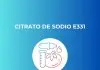 Imagen representativa de logo del artículo sobre el CITRATO DE SODIO, aditivo con denominación E333